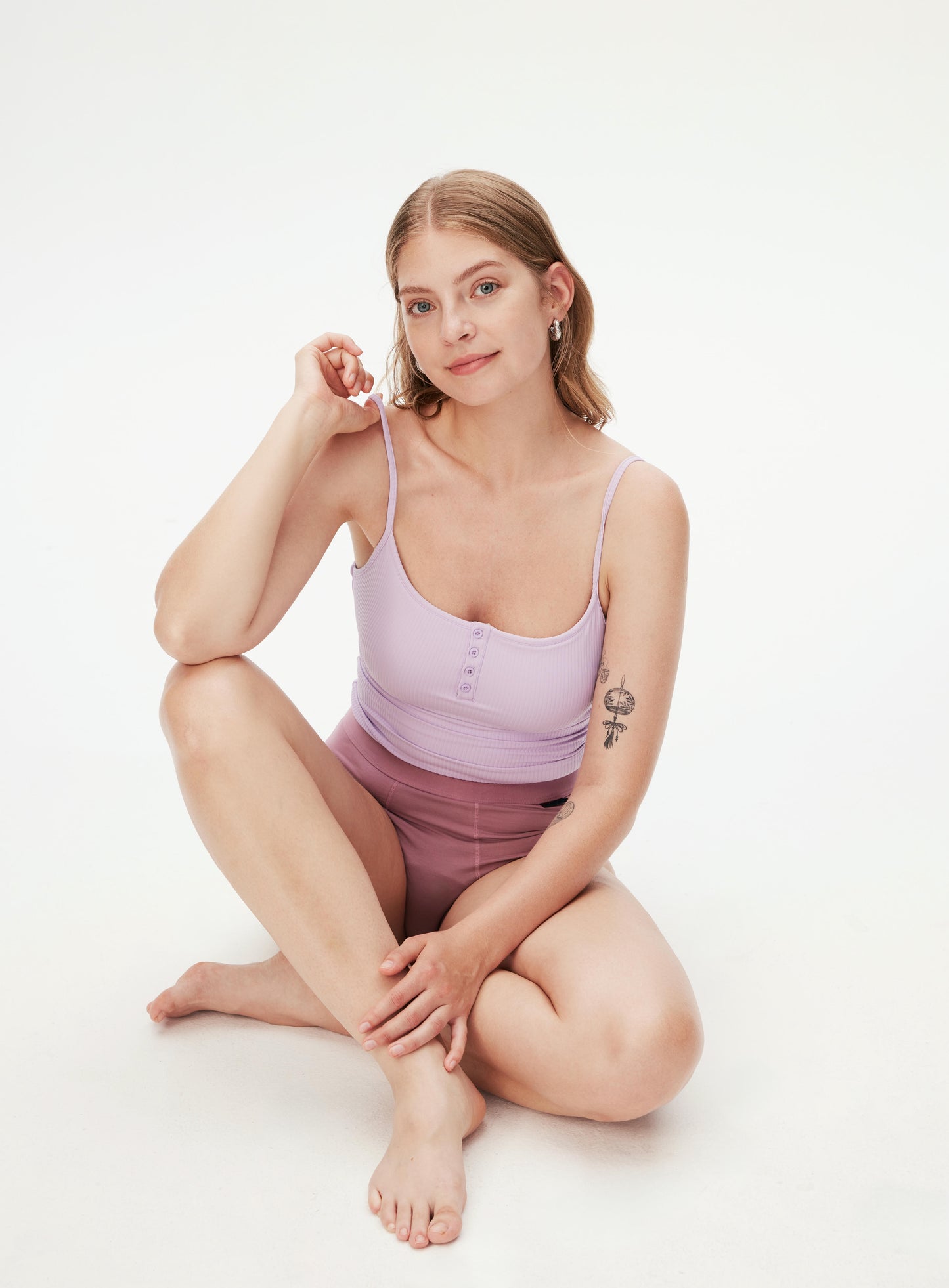 Classic Button-Up Bra Top