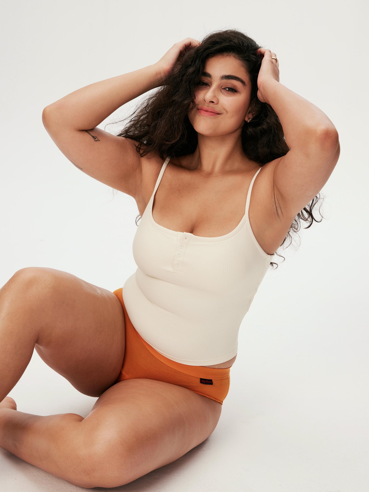 Classic Button-Up Bra Top