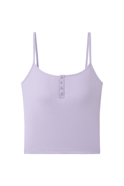 Classic Button-Up Bra Top