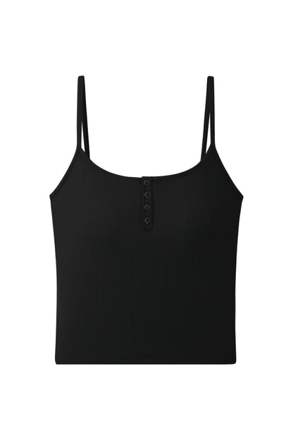Classic Button-Up Bra Top