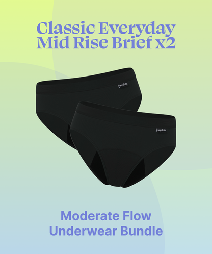 Classic Everyday Mid Rise Brief Bundle